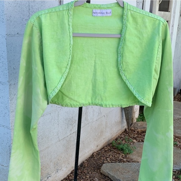 Patchouli Blue Sweaters - Cotton Shrug/Bolero